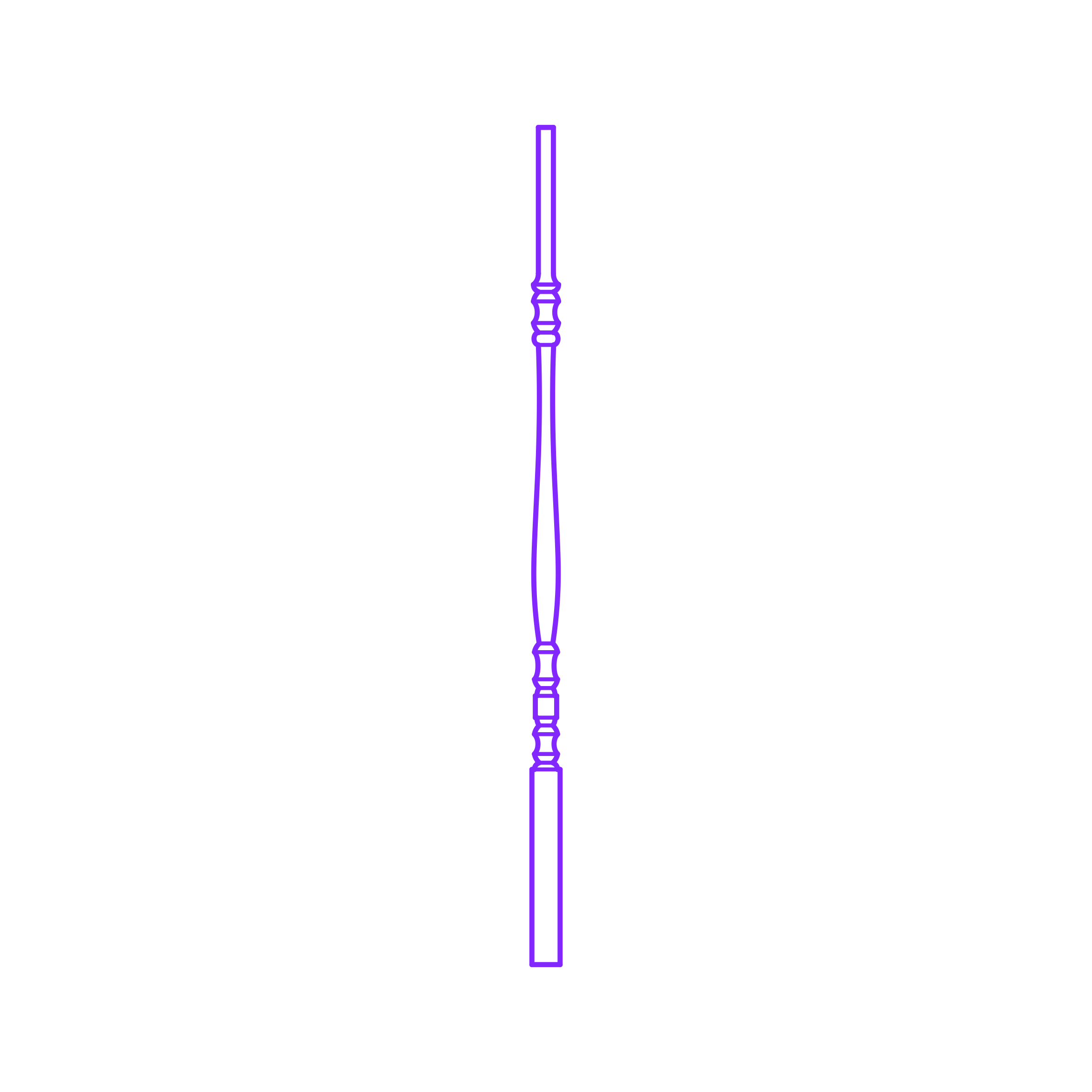 Buildings Balusters Spindles Hampton Pin Top Vinyl Cutting Svg File Free Vectors